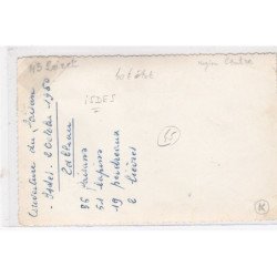 ISDES : photo format cpa d'une scène de chasse à tir en 1950 (ouverture) - état