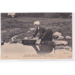 PLOUNEVENTER : femme au lavoir (CMCB) - très bon état