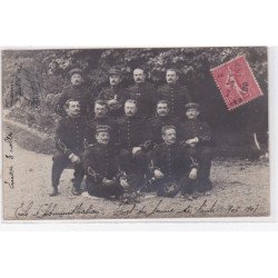 VINCENNES : carte photo d'un groupe d'élèves de l'école d'administration (service de santé 1906/1907) - très bon état