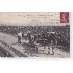 VOUGEOT : compagnie française de Bourgognes Authentiques - grandclos Vougeot (vendanges - vins)- très bon état