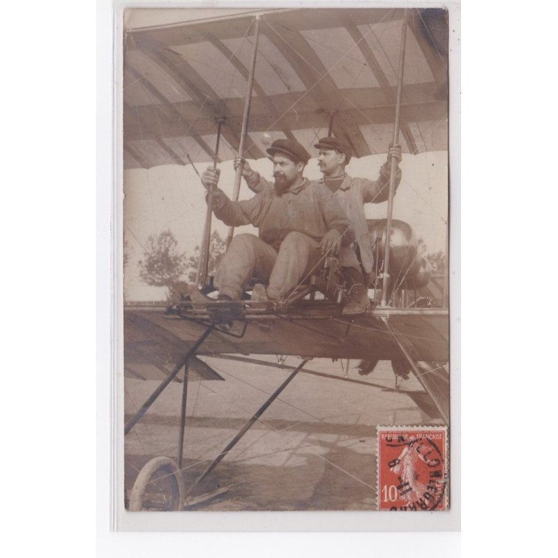 MOURMELON : carte photo d'aviateur (aviation - avion) - très bon état