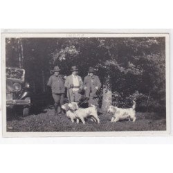 MEZIERES EN BRENNE : photo format cpa (chasse - automobile) - très bon état