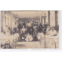 BEZIERS : carte photo de l'hopital militaire - très bon état