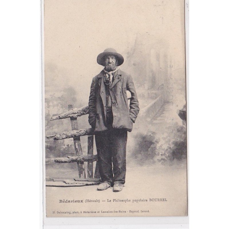 BEDARIEUX : le philosophe populaire Bourrel - très bon état