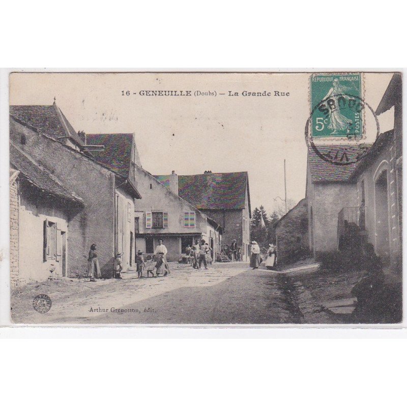 GENEUILLE : la grande rue - très bon état