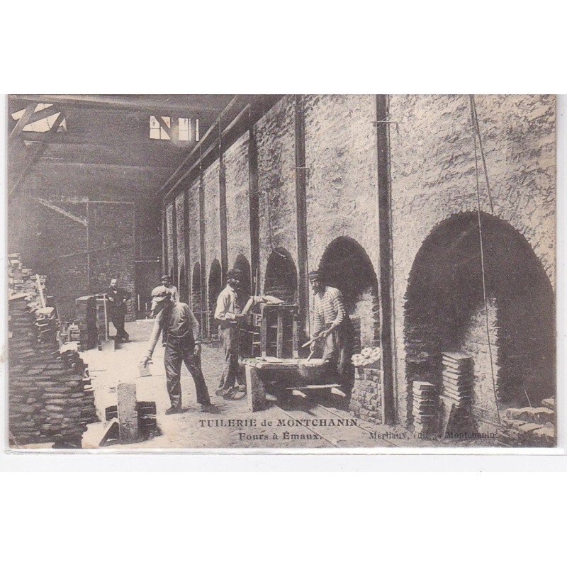 Tuilerie de MONTCHANIN - fours à emaux - très bon état