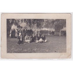 LANDES - a localiser : carte photo d'une foire - bon état (coins arrondis)