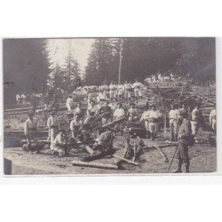 Environs de Chateauroux : carte photo de militaires - très bon état