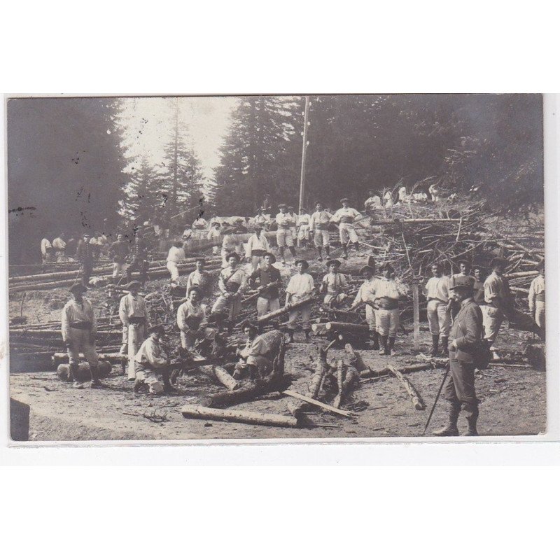 Environs de Chateauroux : carte photo de militaires - très bon état