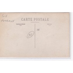 PUTEAUX : carte photo du café LERICHE pendant les inondations - très bon état