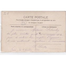 FUISSE POUILLY : carte photo vu de la route de Leyne en 1907 - très bon état