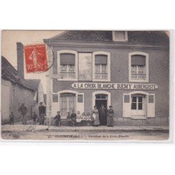 CLOYES : carrefour de la Croix Blanche - auberge A la Croix Blanche (REMY) - bon état