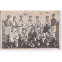SAINT DIE : carte photo de l'équipe de football de Toulon en 1927 - bon état