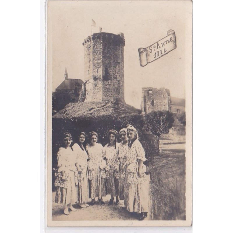 BRICQUEBEC : carte photo de la Sainte Anne (photo Jouannault) - très bon état