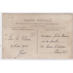PARIS : carte photo d'un groupe (classe de 1908) - très bon état