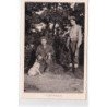 Photo format cpa d'une scène de chasse en 1957 - très bon état