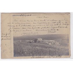 BRABANT : carte photo d'une vue générale du village en 1906 - très bon état