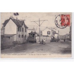 SAINT PIERRE QUILBIGNON : la gare des trains du Conquet - très bon état