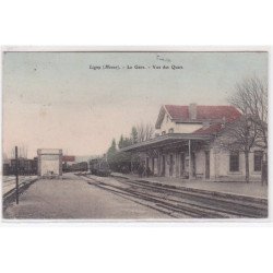 LIGNY : la gare vue des quais - très bon état