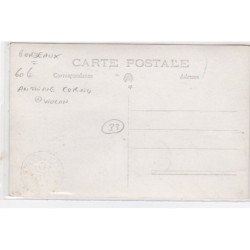 BORDEAUX : carte photo de l'orchestre Antoine CORNU (photo PANAJOU frères) - très bon état