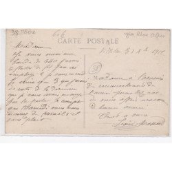 VILLETTE SERPAIZE : chasseurs devant l'hotel des voyageurs - café VANEL (chasse) - très bon état