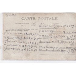 PARIS : carte photo d'une fête (manège) - état