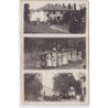 LANDES - a localiser : carte photo d'une sortie de messe - très bon état