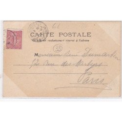 BORDEAUX : un coin de foire (rare en couleur) - très bon état