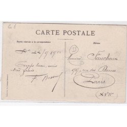 BORDEAUX : le Président de la République en 1910 - pose de la première pierre du pont à trasnbordeur - très bon état