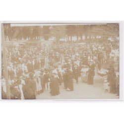 MOISSAC : carte photo des fêtes de la pentecote vers 1910 - très bon état