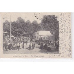 ORCHAMPS : la fête (manège)- bon état