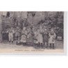 ANCEMONT : essais de masques à gaz par des enfants (guerre 1914-18) - très bon état