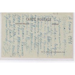 ANCEMONT : essais de masques à gaz par des enfants (guerre 1914-18) - très bon état