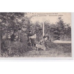 Foret de LANCOSME - Vendoeuvres : embuscade service de nuit (chasse) - très bon état