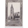 BARCY : 1914/18 - carte photo de l'église et de la mairie  (militaire - guerre) - bon état (un coin plié)