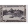 LAGNY SUR MARNE : 1914/18 - carte photo du pont de pierre pendant le déblaiement(militaire - guerre) - très bon état