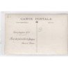LAGNY SUR MARNE : 1914/18 - carte photo du pont de péniches (militaire - guerre) - très bon état
