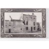 BARCY : 1914/18 - carte photo d'un groupe de maisons ayant souffert du bombardement (militaire - guerre) - très bon état