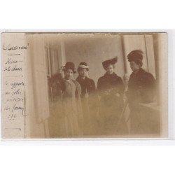 LOIRET - a localiser : carte photo d'un retour de chasse à tir (femmes) - très bon état