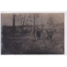 FORET D'ORLEANS : carte photo d'une scène de chasse à tir (Sologne) - très bon état