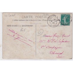 A localiser : carte photo d'une scène de chasse à tir (Sologne ) - très bon état