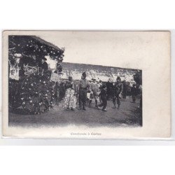 CORLAY : la cavalcade - (photo de Corlay collée au dos !) - bon état
