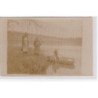 ANCY LE PONSART : Notre Dame d'IGNY - carte photo de pères trappistes en 1913 - très bon état
