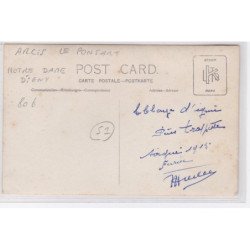 ANCY LE PONSART : Notre Dame d'IGNY - carte photo de pères trappistes en 1913 - très bon état