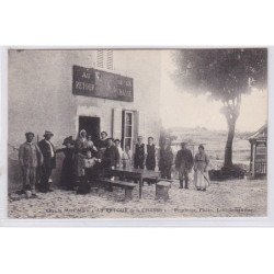 Chez la mère Marie : "au retour de la chasse" (chasse) (Pommier photo à Lons le Saunier) - très bon état