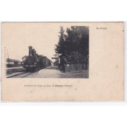 LE NOCLE : l'arrivée en gare du train de FOURS - bon état
