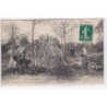 FORET DE PAIMPONT : les charbonniers - le montage d'une fouée - très bon état