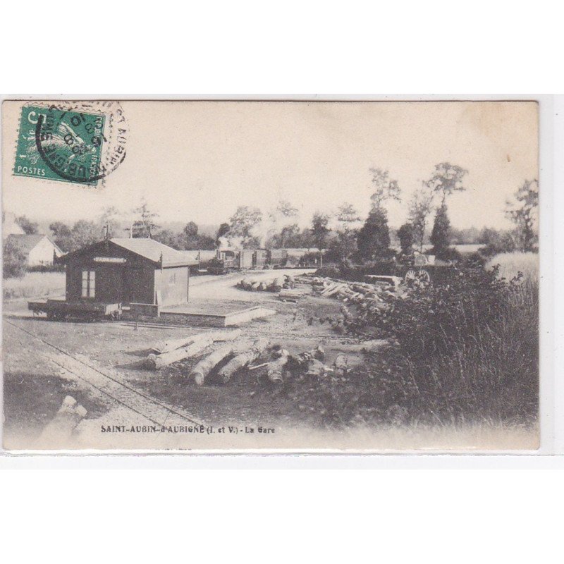 SAINT AUBIN d'AUBIGNE : la gare - très bon état