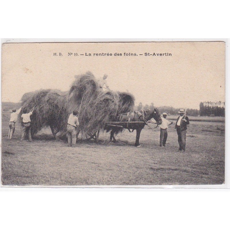 SAINT AVERTIN : la rentrée des foins (agriculture) - très bon état