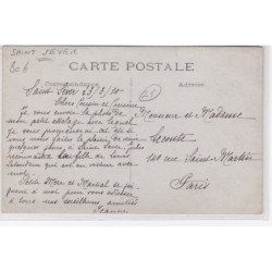 SAINT SEVER : carte photo d'un attelage - très bon état